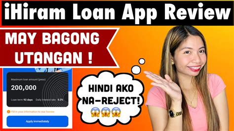 ihiram loan|2023 BAGONG UTANGAN ! iHiram App Review .
